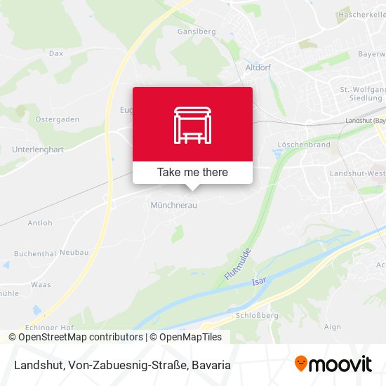Landshut, Von-Zabuesnig-Straße map
