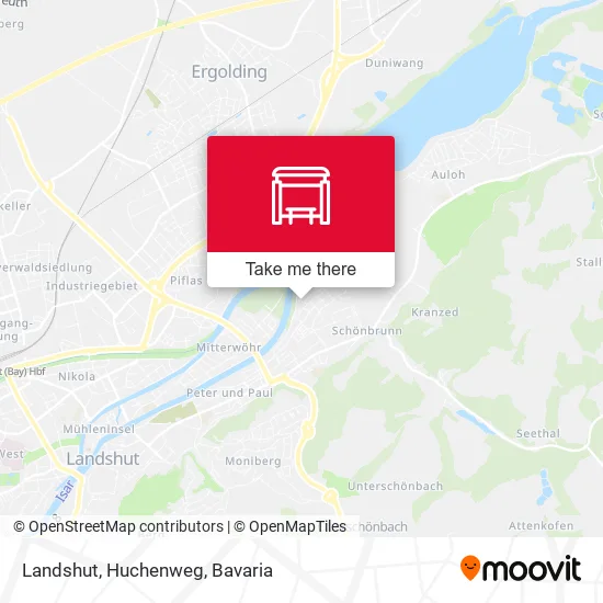 Карта Landshut, Huchenweg