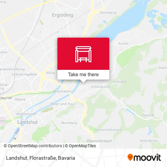 Карта Landshut, Florastraße