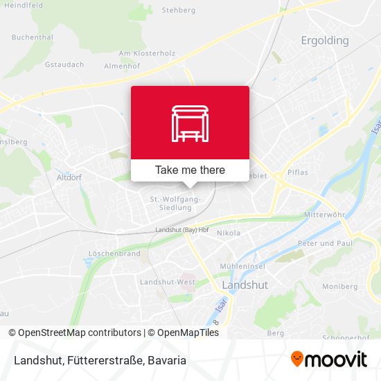 Landshut, Füttererstraße map