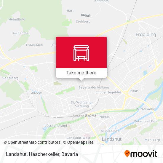 Landshut, Hascherkeller map