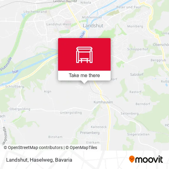 Карта Landshut, Haselweg