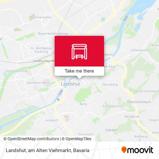 Landshut, am Alten Viehmarkt map