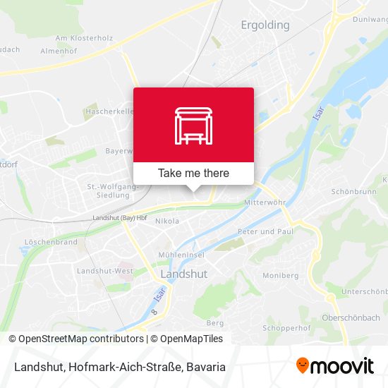 Landshut, Hofmark-Aich-Straße map