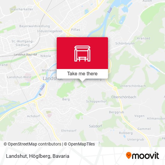 Landshut, Höglberg map