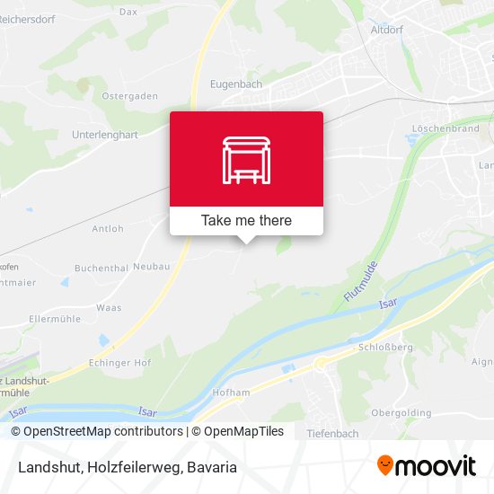 Landshut, Holzfeilerweg map
