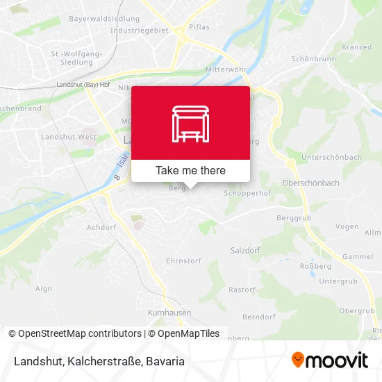 Карта Landshut, Kalcherstraße