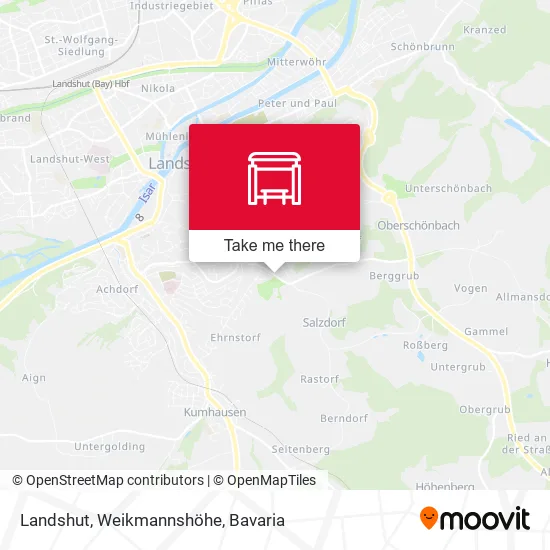 Карта Landshut, Weikmannshöhe