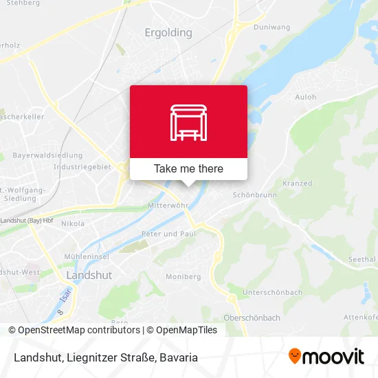 Карта Landshut, Liegnitzer Straße