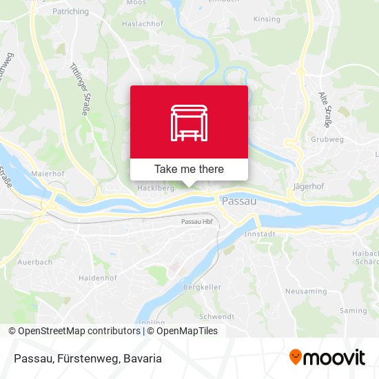 Passau, Fürstenweg map