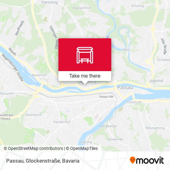 Passau, Glockenstraße map