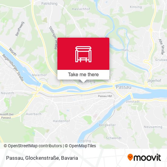 Passau, Glockenstraße map