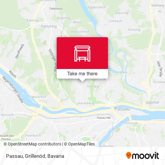 Карта Passau, Grillenöd