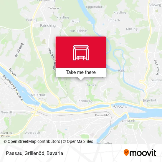 Карта Passau, Grillenöd