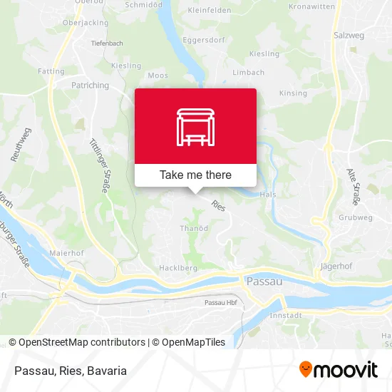 Карта Passau, Ries