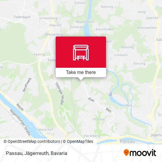 Карта Passau, Jägerreuth