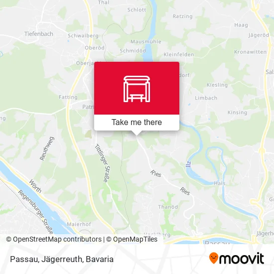 Карта Passau, Jägerreuth