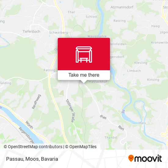 Карта Passau, Moos