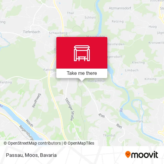 Карта Passau, Moos