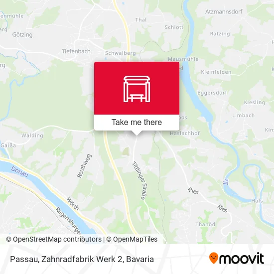 Карта Passau, Zahnradfabrik Werk 2