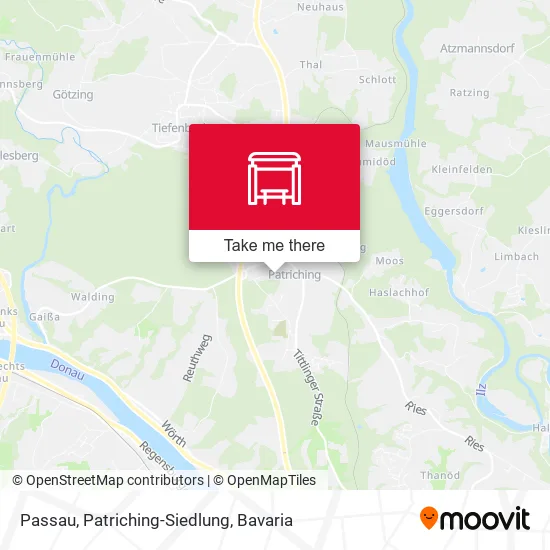 Карта Passau, Patriching-Siedlung