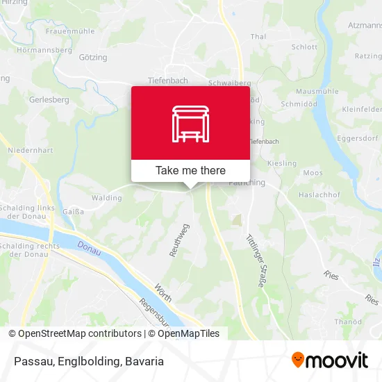 Карта Passau, Englbolding