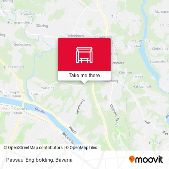 Карта Passau, Englbolding