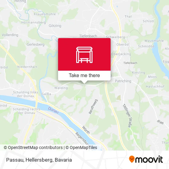 Карта Passau, Hellersberg