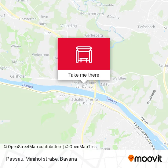 Карта Passau, Minihofstraße