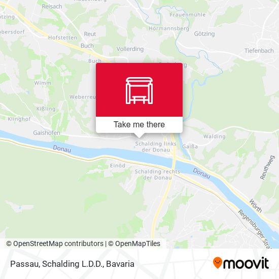 Passau, Schalding L.D.D. map