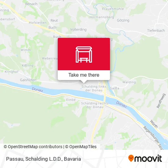 Карта Passau, Schalding L.D.D.