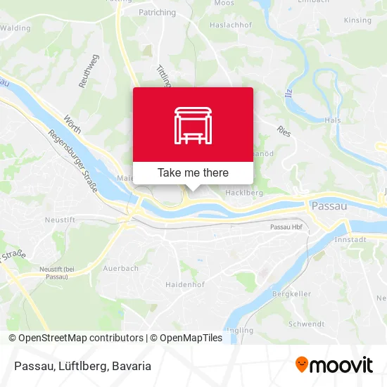 Карта Passau, Lüftlberg