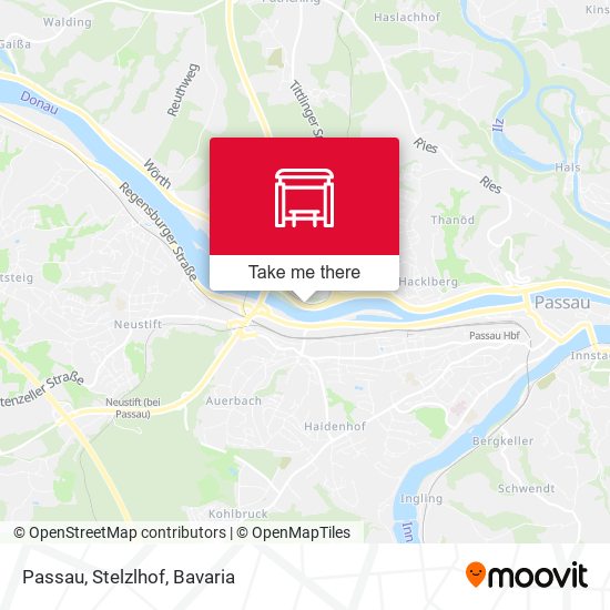 Passau, Stelzlhof map