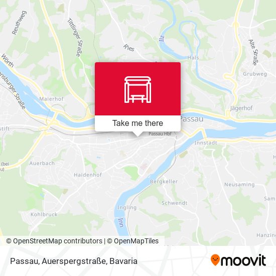 Passau, Auerspergstraße map
