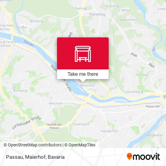 Passau, Maierhof map