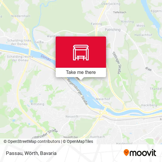 Карта Passau, Wörth