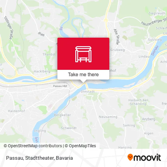 Карта Passau, Stadttheater
