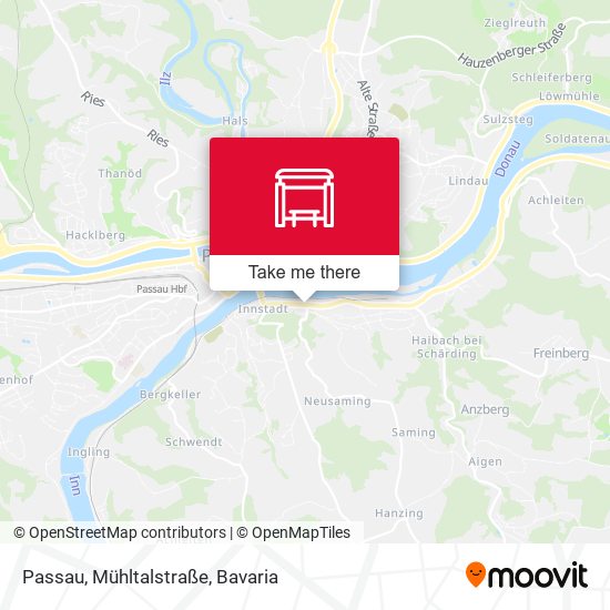 Passau, Mühltalstraße map