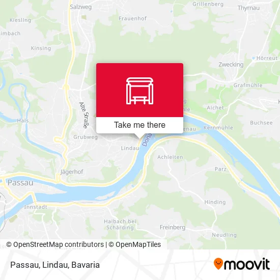 Карта Passau, Lindau