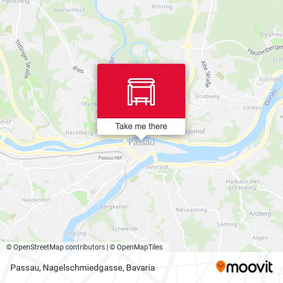 Passau, Nagelschmiedgasse map