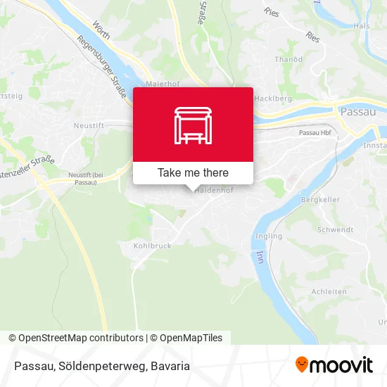 Карта Passau, Söldenpeterweg