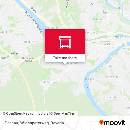 Карта Passau, Söldenpeterweg