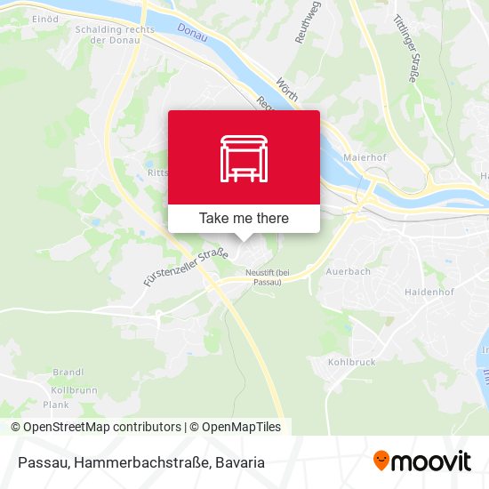 Passau, Hammerbachstraße map