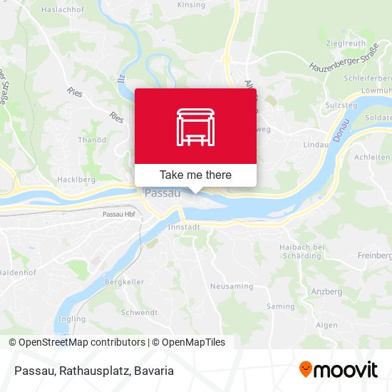 Passau, Rathausplatz map