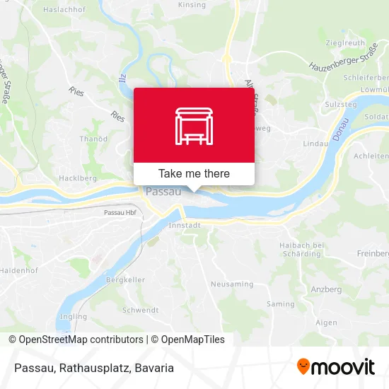 Карта Passau, Rathausplatz