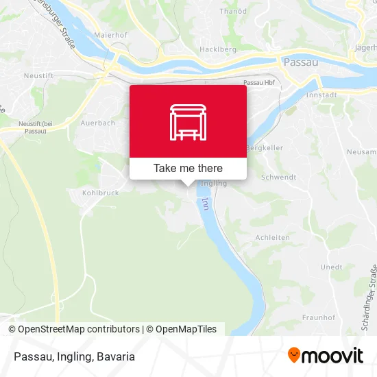 Карта Passau, Ingling