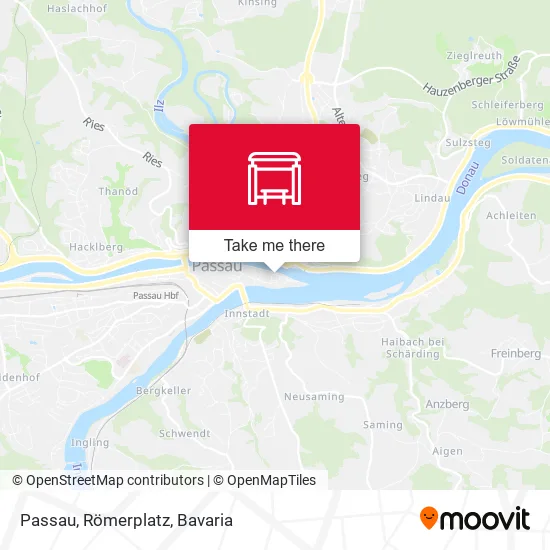Карта Passau, Römerplatz