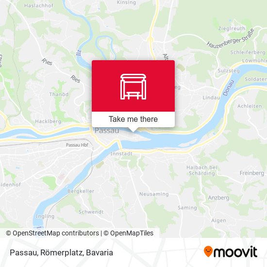 Passau, Römerplatz map