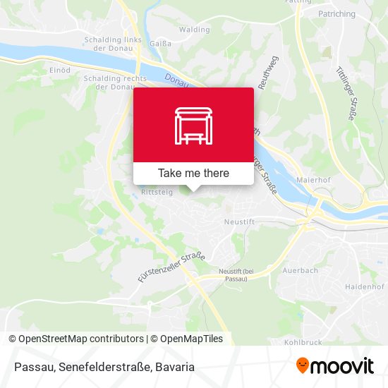 Passau, Senefelderstraße map