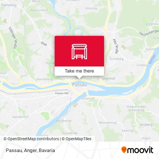 Карта Passau, Anger